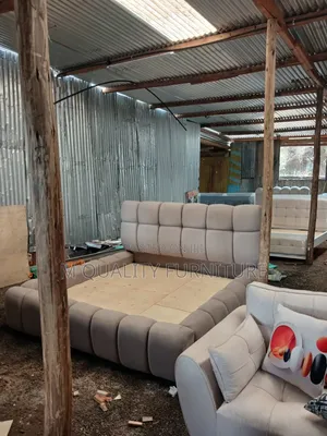 Cream Unique Comfy Bubble Bed