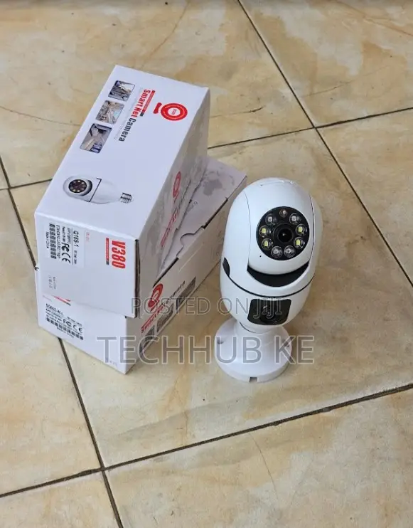 Rotating PTZ Wireless Wi-Fi Nanny CCTV Bulb Security Camera
