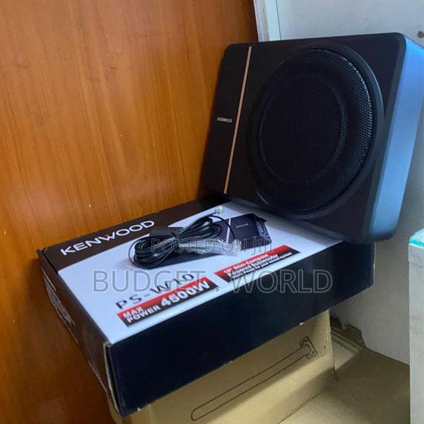 Kenwood Ps W10 Slim Active Underseat Subwoofer – Compact 10-Inch Car