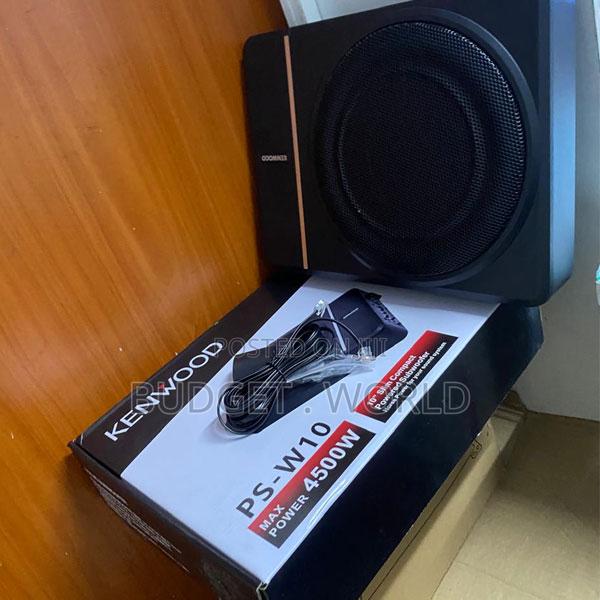 Kenwood Ps W10 Slim Active Underseat Subwoofer – Compact 10-Inch Car - thumbnail 2