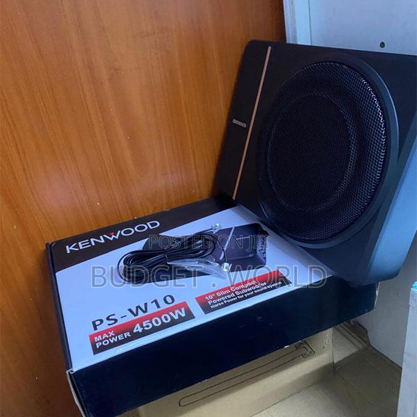 Kenwood Ps W10 10-Inch Underseat Powered Subwoofer for Premium Car Au