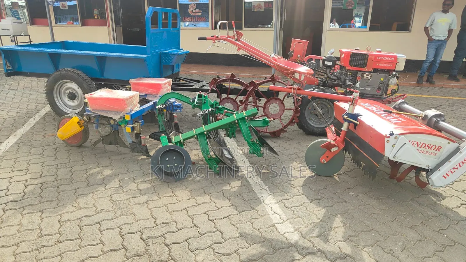 Walking Tractor With Trail