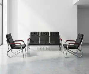 Office Bench : 5-Seater Office Lounge Waiting Bench