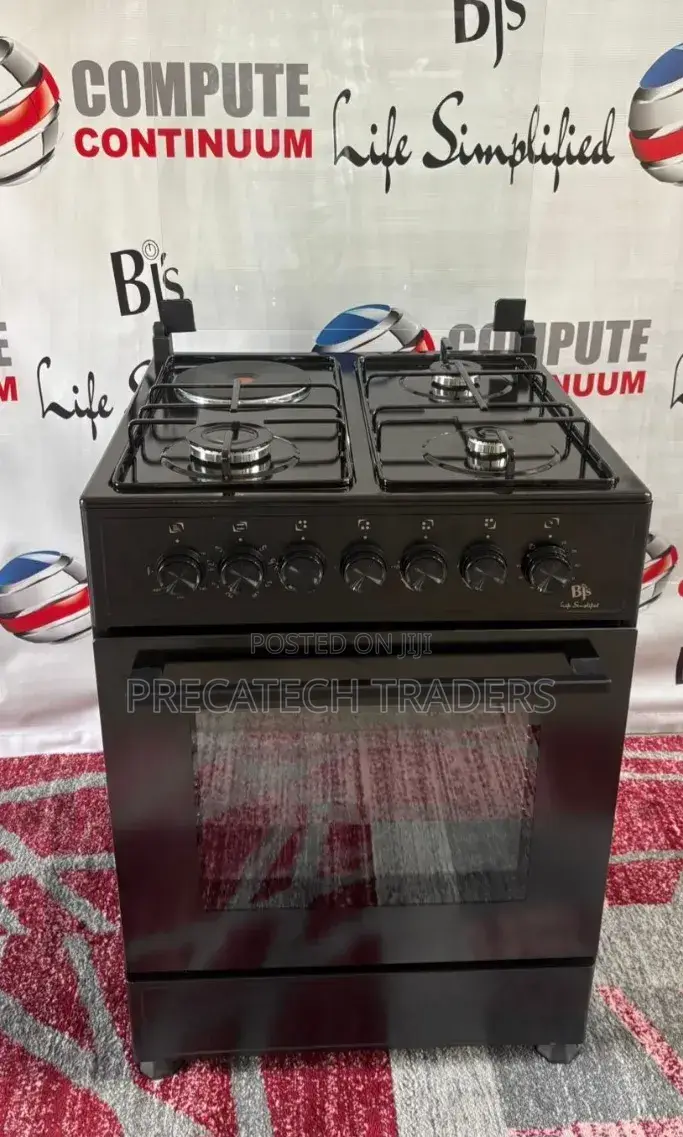 BJS 4 Gas Burner Cooker + Oven | Durable Stylish