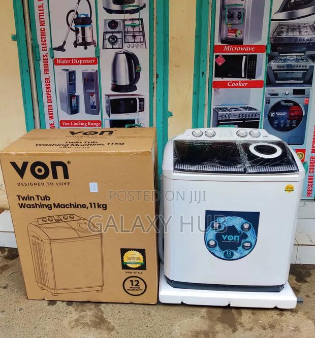 Von 11kg Washing Machine, Twin Tub