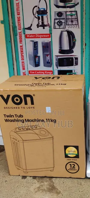 Von 11kg Washing Machine, Twin Tub