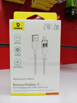 Baseus Dynamic Cable Usb to Lightning 2.4a 1m (White)