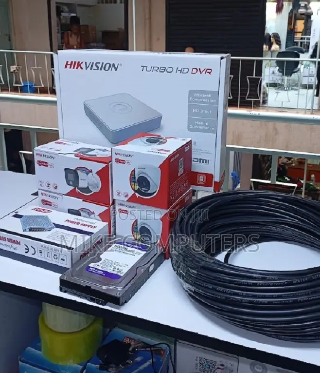 Hikvision 4ch Hybrid CCTV DVR With Remote Viewing