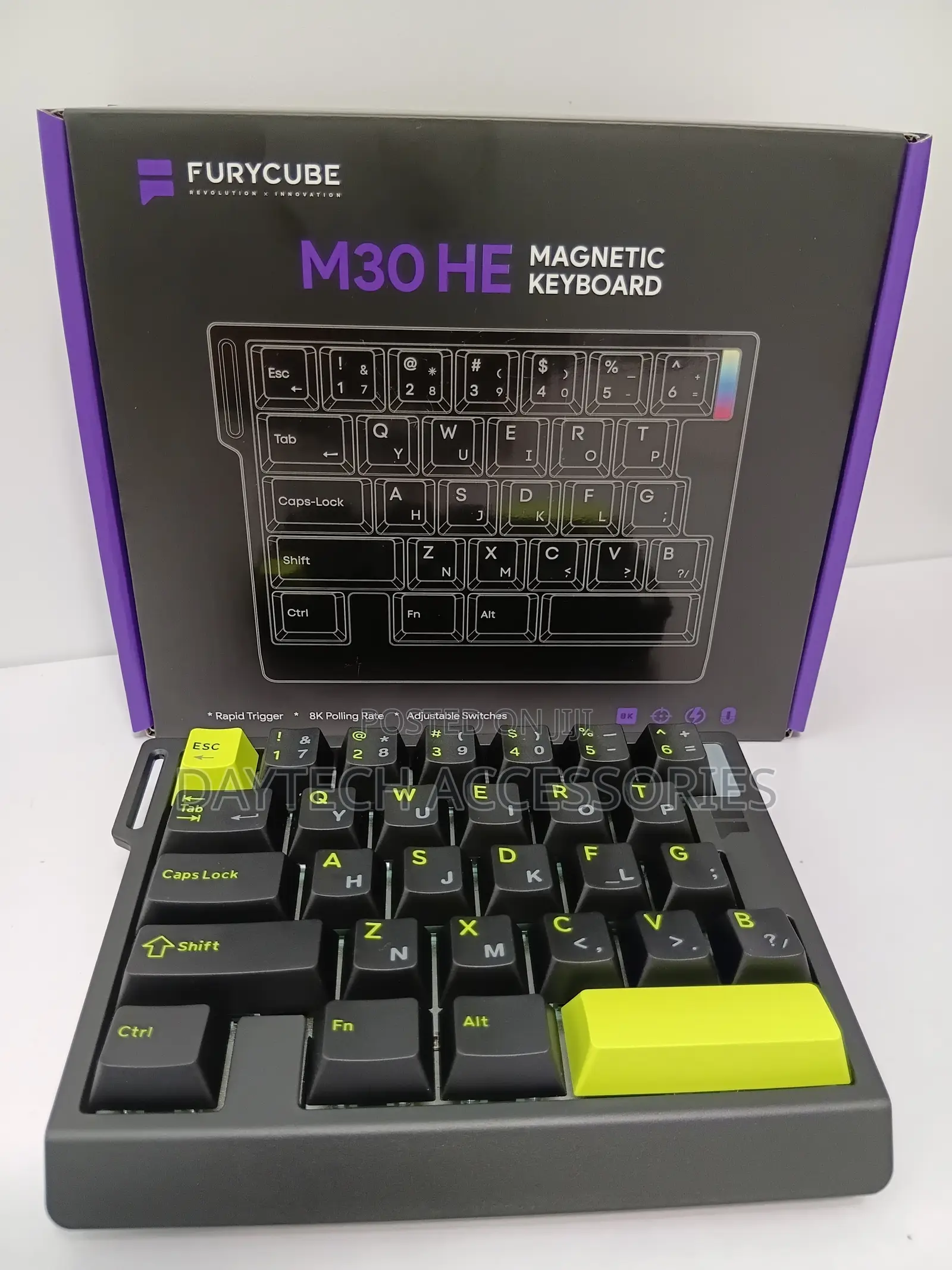 This Is a Furycube M30 He Single - Handed Magnetic Gaming Keyboard.