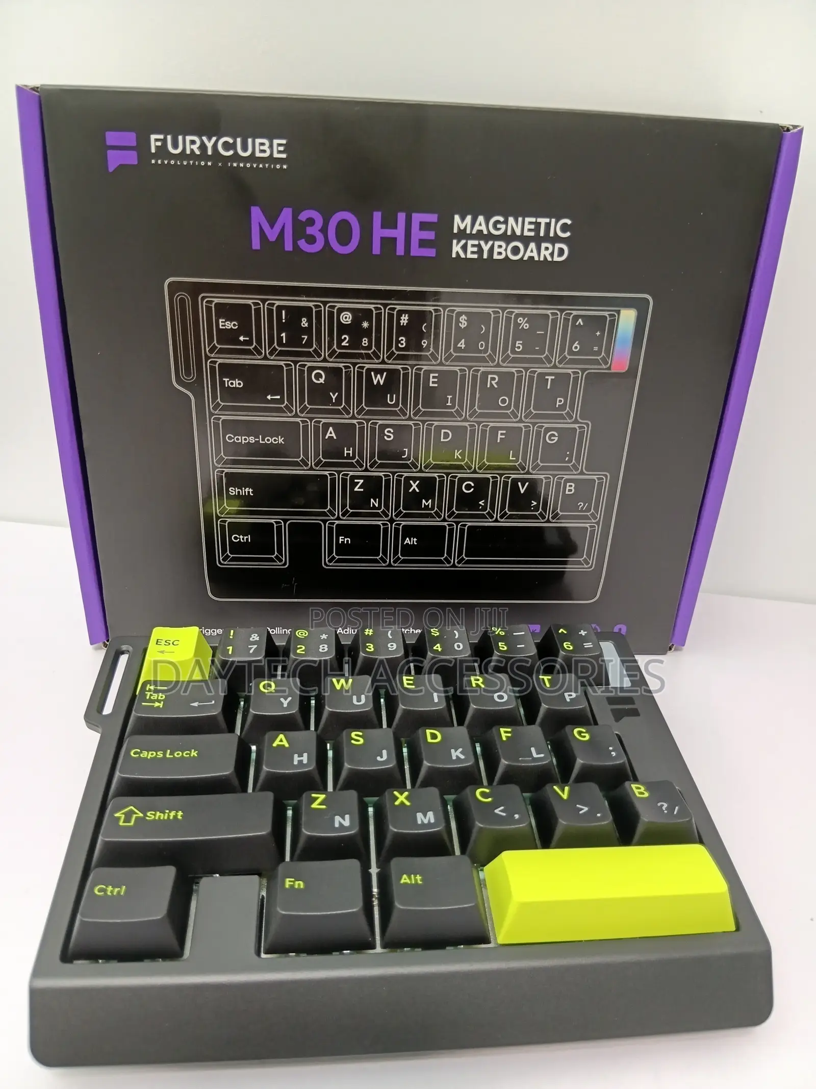 This Is a Furycube M30 He Single - Handed Magnetic Gaming Keyboard.