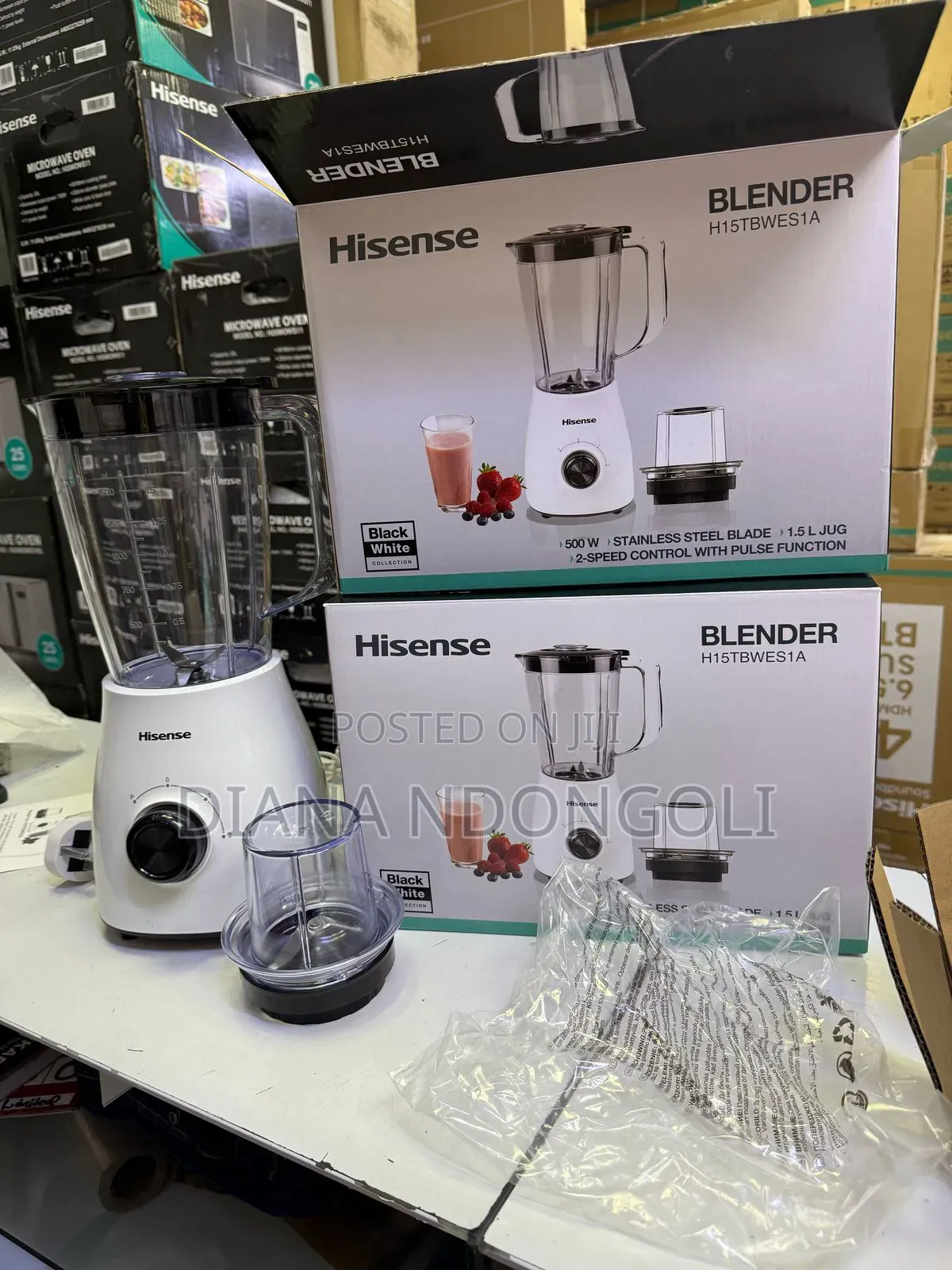 *Hisense 2 in 1 Blender