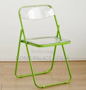 Plastic Chair: Foldable Chair With Stainless Steel Edges and Legs