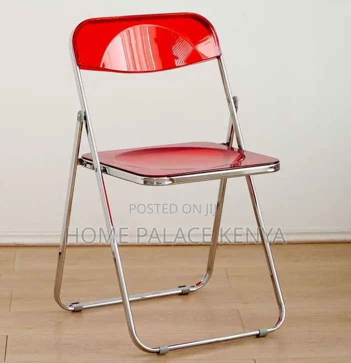 Plastic Chair: Foldable Chair With Stainless Steel Edges and Legs