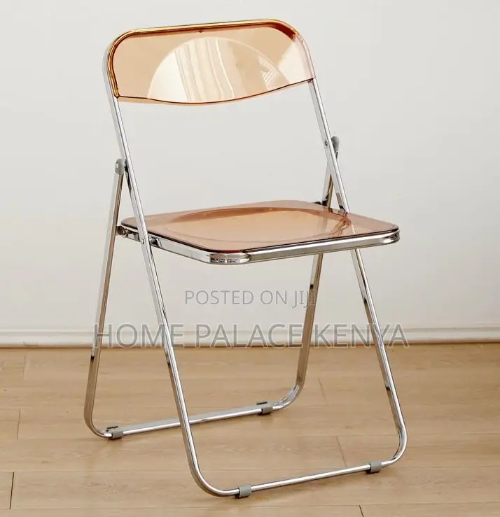 Plastic Chair: Foldable Chair With Stainless Steel Edges and Legs