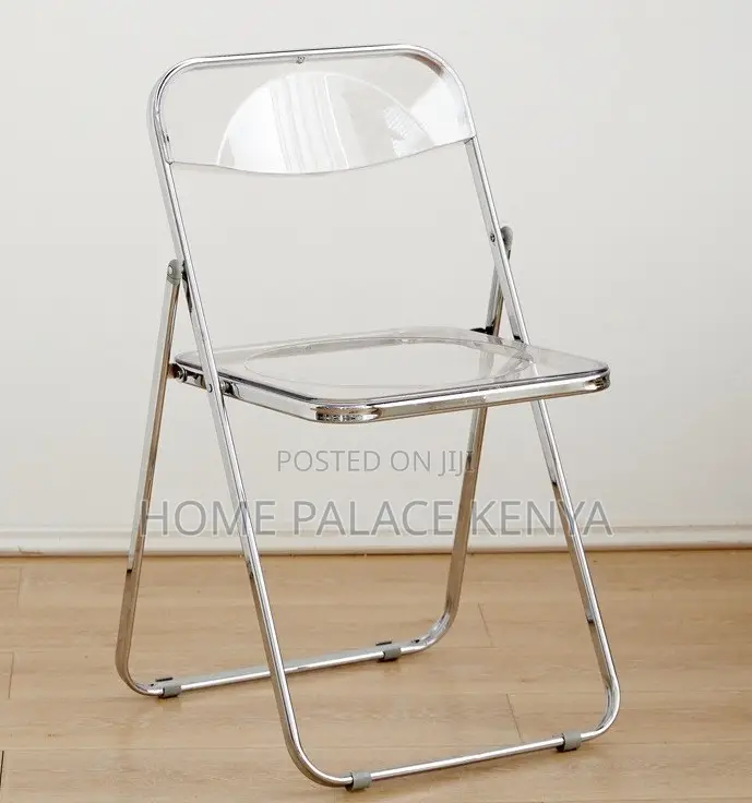 Plastic Chair: Foldable Chair With Stainless Steel Edges and Legs