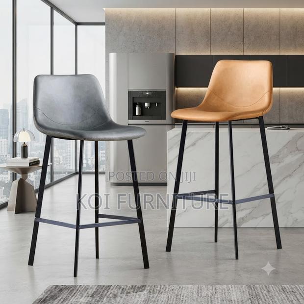 Barstools; Non Rotating Home Kitchen and Living Room Barstools - thumbnail 3