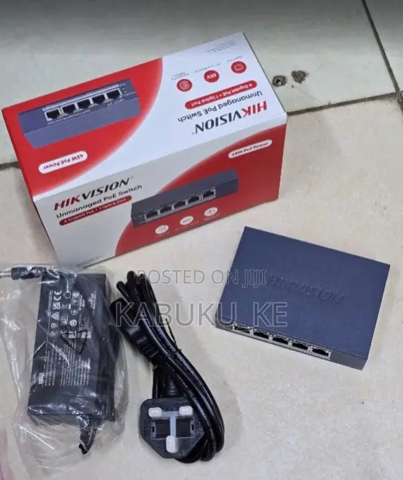 Hikvision Ds-3e0505p-E/M 4-Port Gigabit Poe Unmanaged Switch