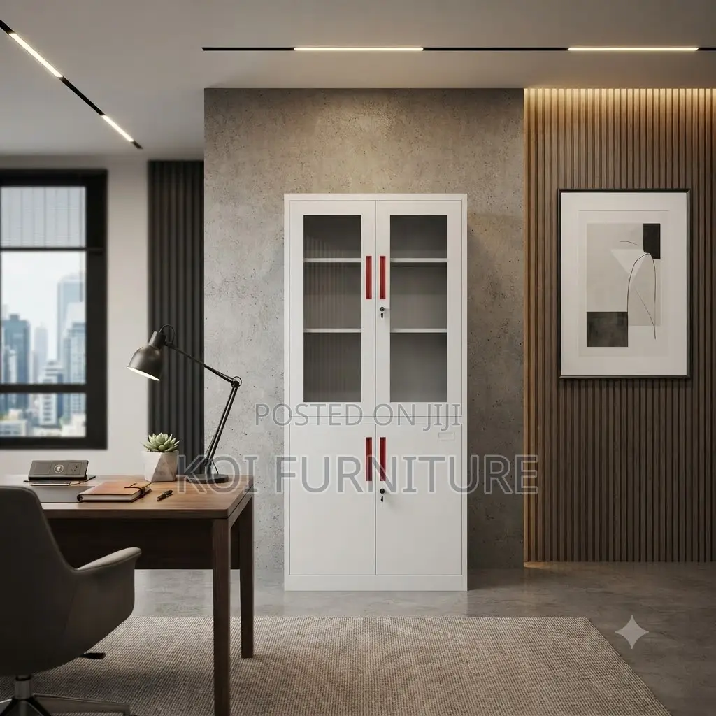 Office Cabinet; Four Drawers Cabinet With Steel Coat