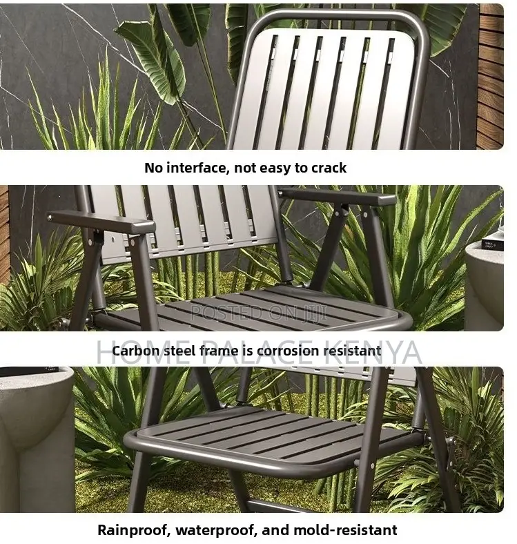 Foldable Chair: Premium Steel Tube Portable Travelling Chair