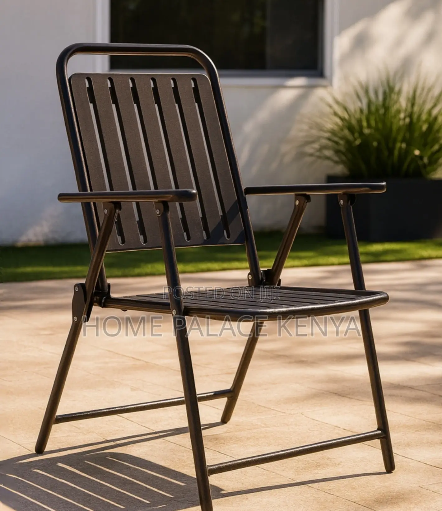 Foldable Chair: Premium Steel Tube Portable Travelling Chair