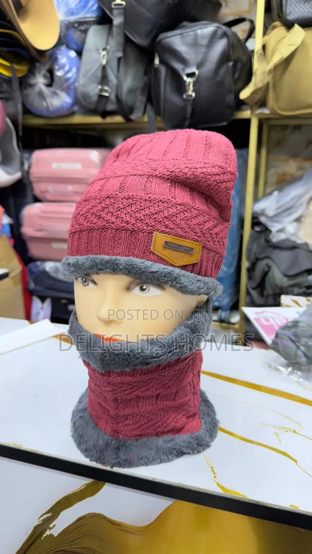Winter Beenies Hat and Scarf Set_yu