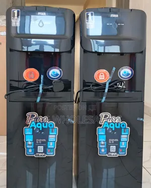 Mika Black Standing Water Dispenser With Hot Cold Function