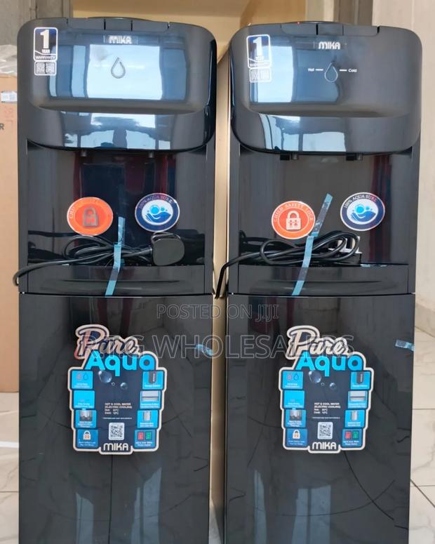 Mika Black Standing Water Dispenser With Hot Cold Function - thumbnail 2