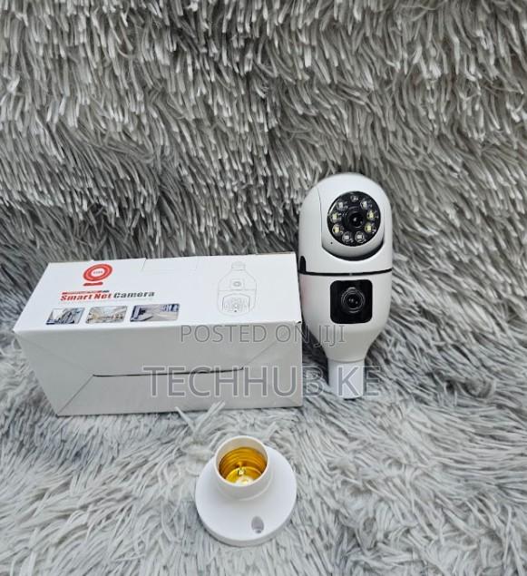 PTZ Home Security CCTV Dual Lens Screen 1080p Hd Hot Wifi Bulb Camera