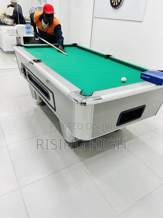High-Quality Marble Top Pool Table – Built to Last - main view