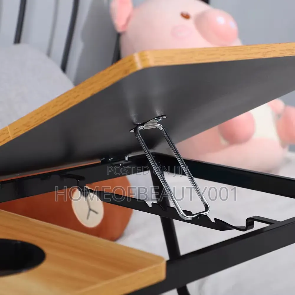 Adjustable Tilting Laptop Folding Table Stand Desk Bed Table.