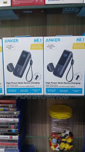 Anker Powerbank ,165watts Built-in Usb-C Cable
