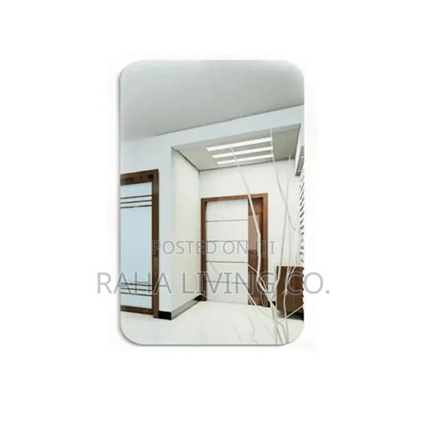 Unbreakable Acrylic Self Adhesive Mirror | 60x40cm | 3 Shapes - thumbnail 4