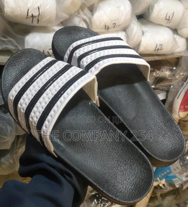 Quality Casual Designer Adidas Open Slides Shoes
