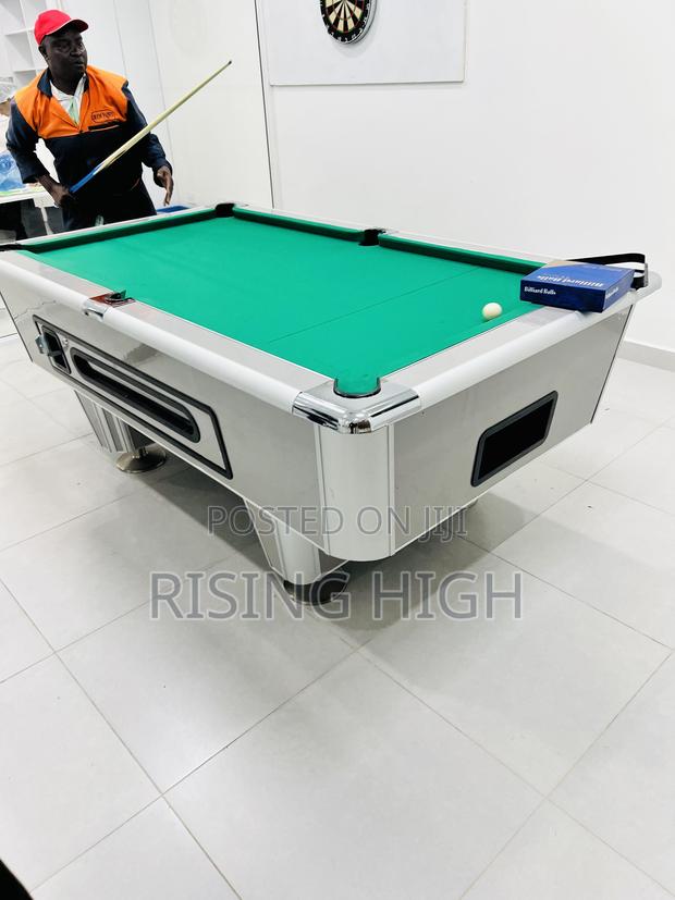 Tournament-Grade Marble Slate Pool Table - thumbnail 2