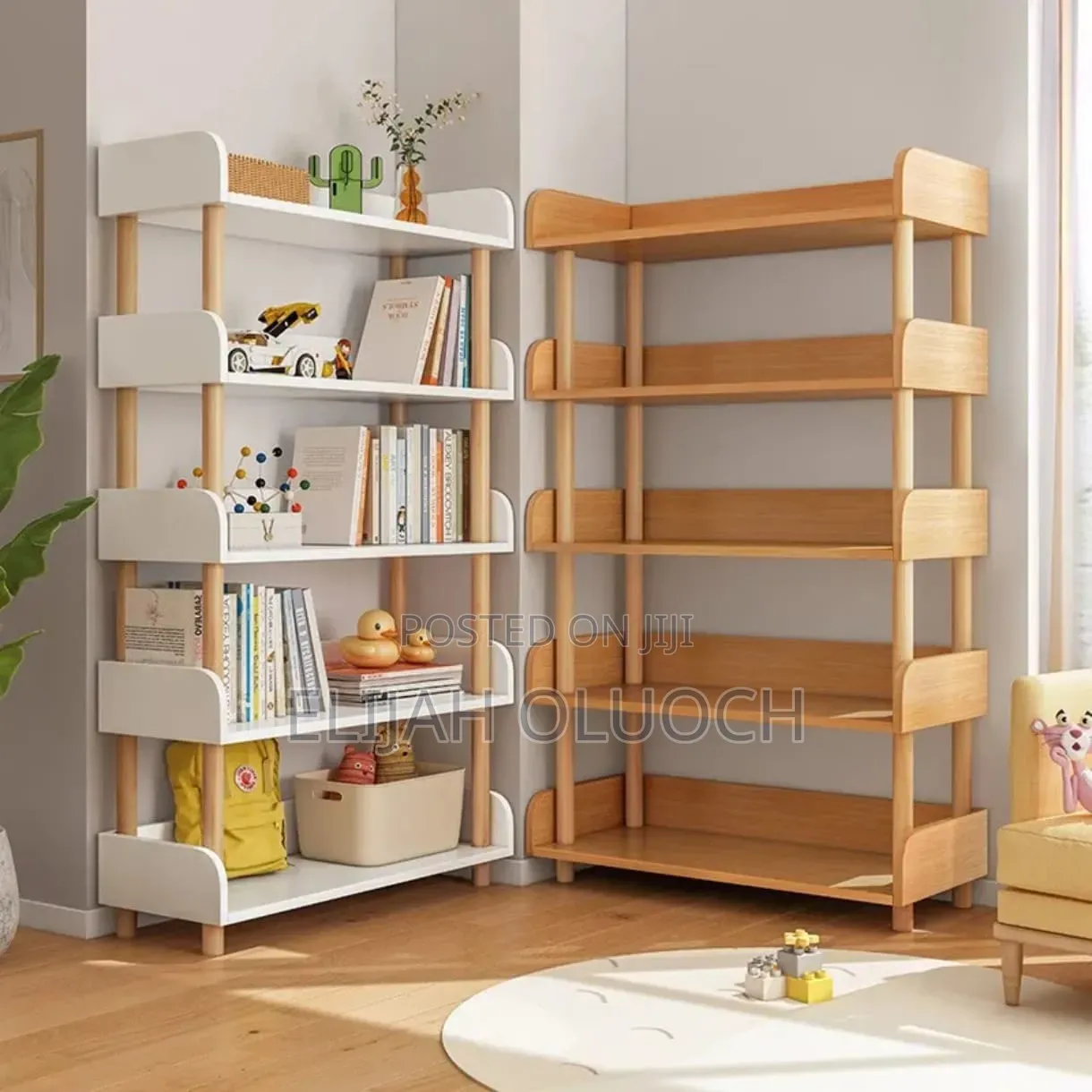 Multi Purpose Wooden Shelf Ideal for Shelving Books 5 Layers
