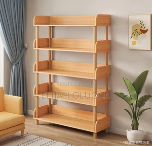 Multi Purpose Wooden Shelf Ideal for Shelving Books 5 Layers