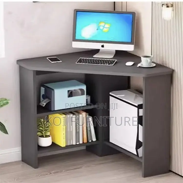 Office Desk; Round Cornered Wooden Office Study Desks