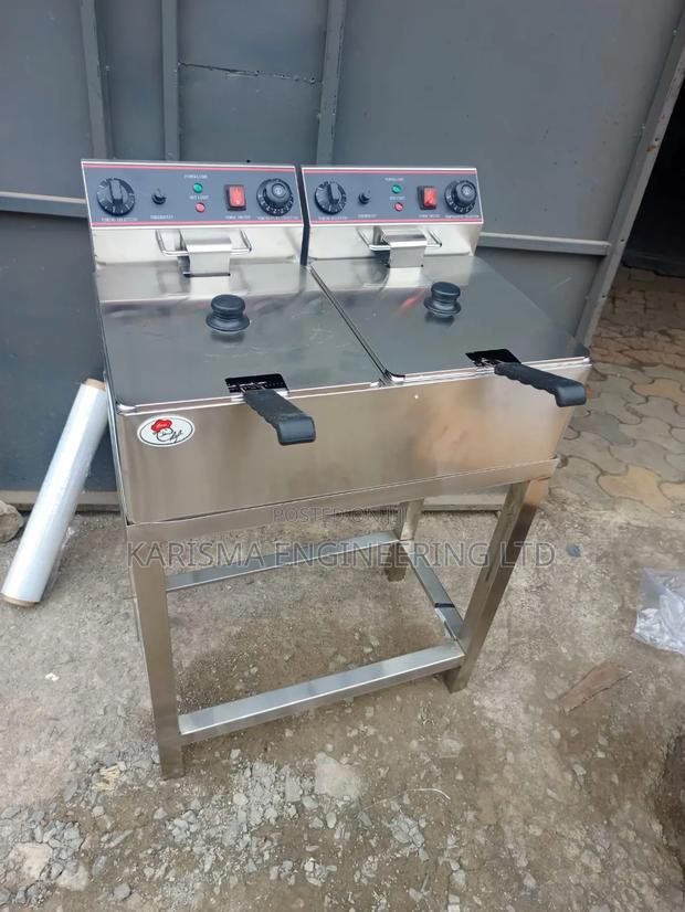 Commercial Double Deep Fryer