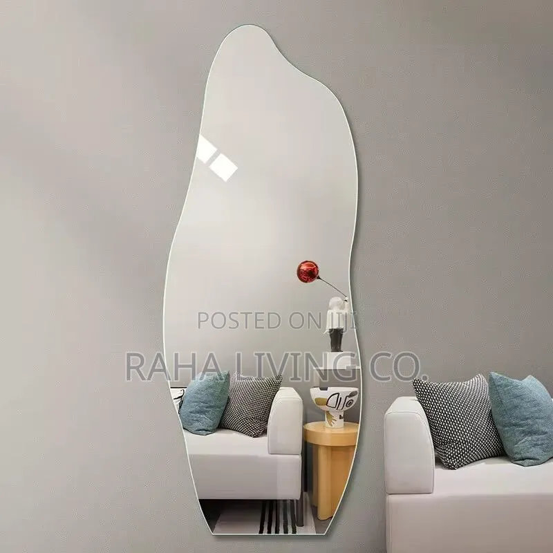 Unbreakable Acrylic Self Adhesive Dolphin Mirror | 120x40cm