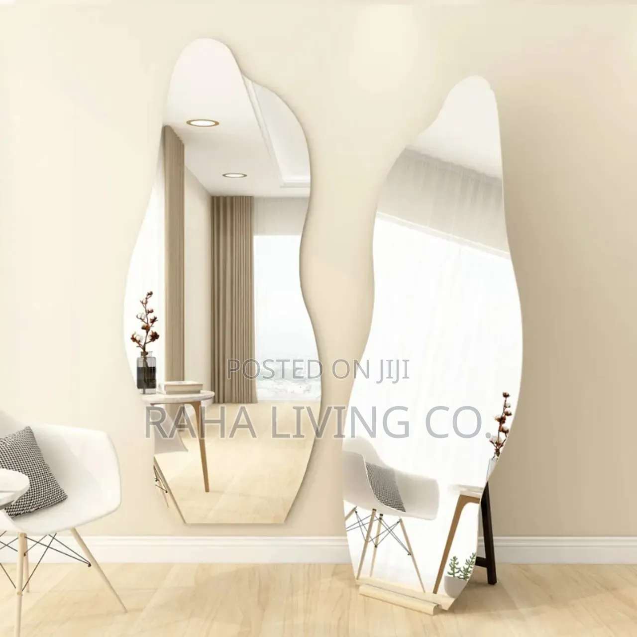 Unbreakable Acrylic Self Adhesive Dolphin Mirror | 120x40cm