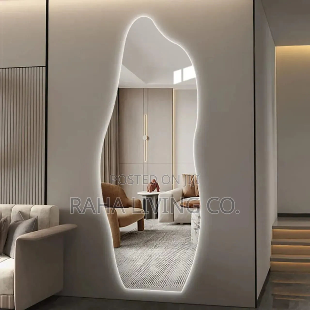 Unbreakable Acrylic Self Adhesive Dolphin Mirror | 120x40cm