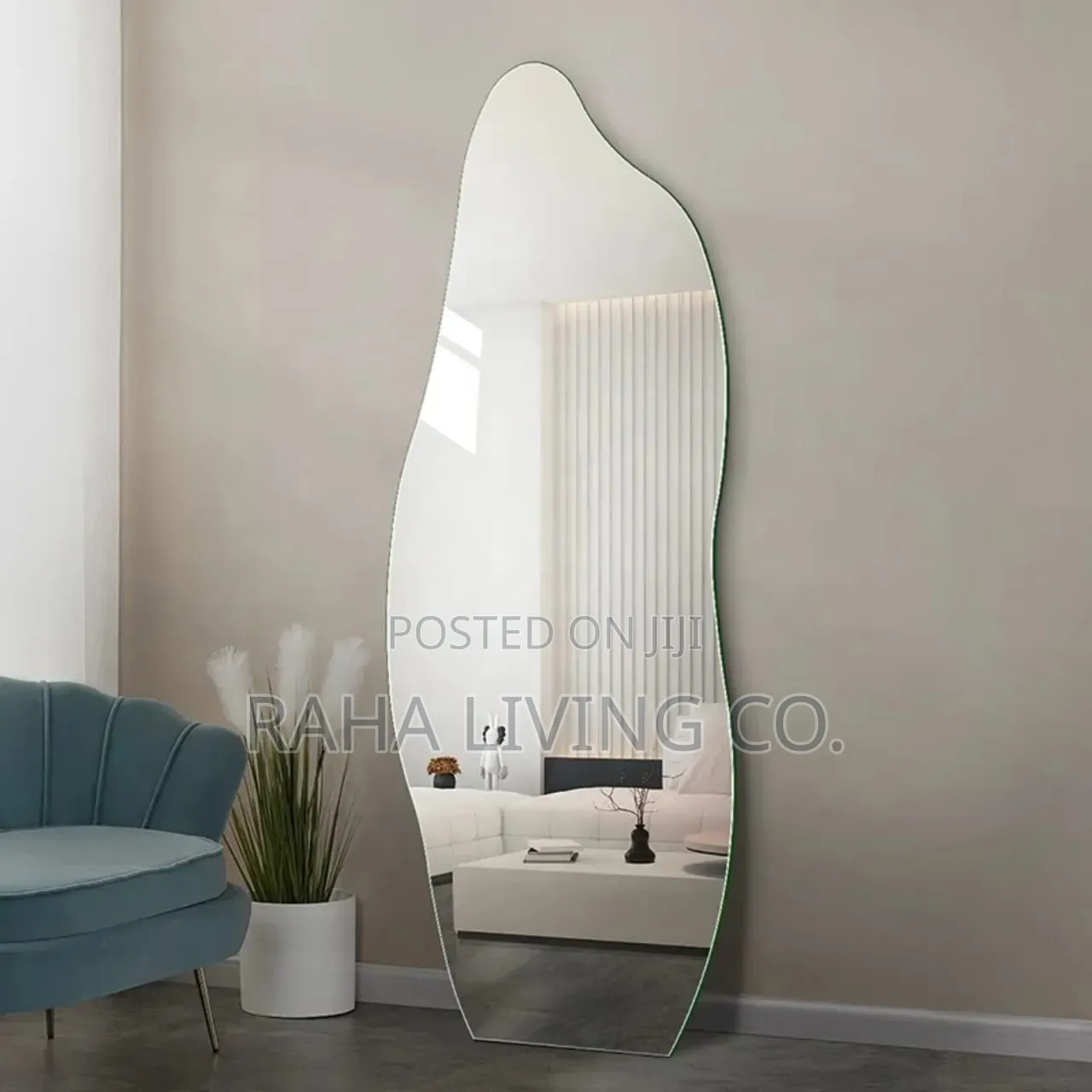 Unbreakable Acrylic Self Adhesive Dolphin Mirror | 120x40cm