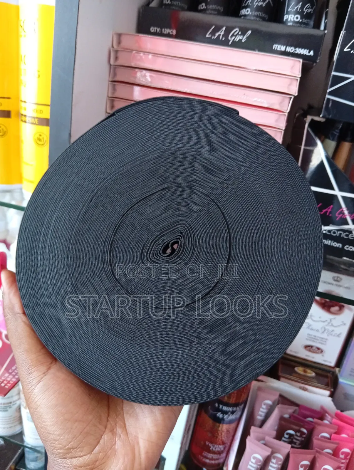 30m Elastic Band 1inch Black