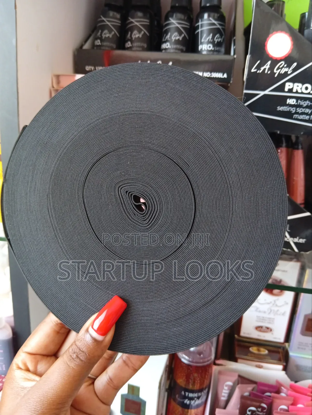 30m Elastic Band 1inch Black