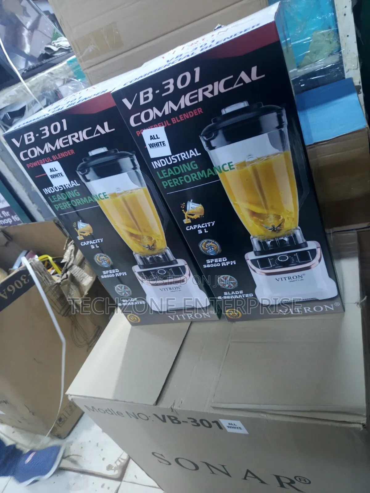 5 Litres Vitron Commercial Blender With 5 Blades 