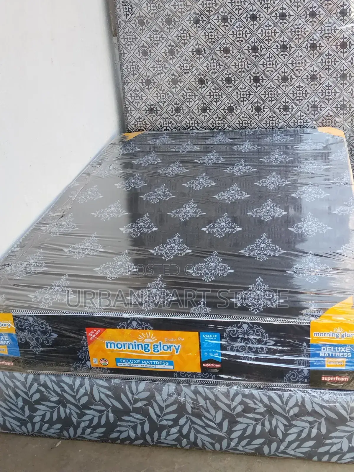 Morning Glory Firm 4x6 Plain Superfoam Mattress 8 Inch