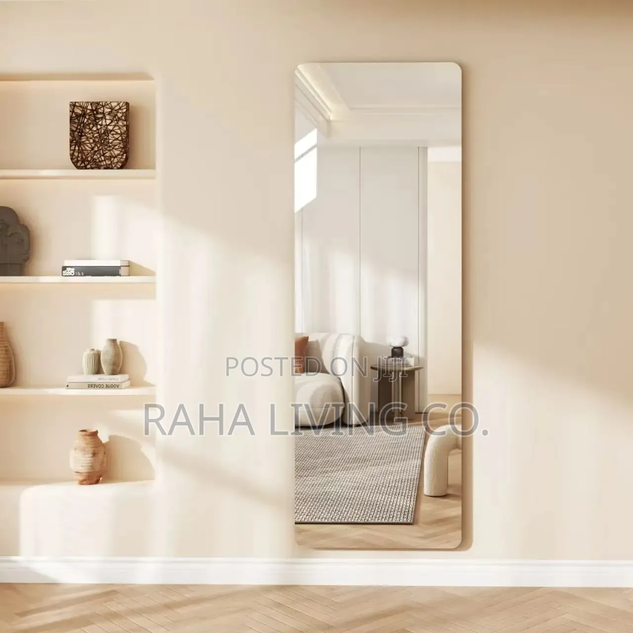 Unbreakable Acrylic Self Adhesive Rectangle Mirror | 120x40cm
