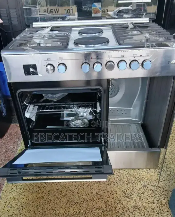 Haier 60×90 4+2 Standing Gas Cooker With Gas Compartment