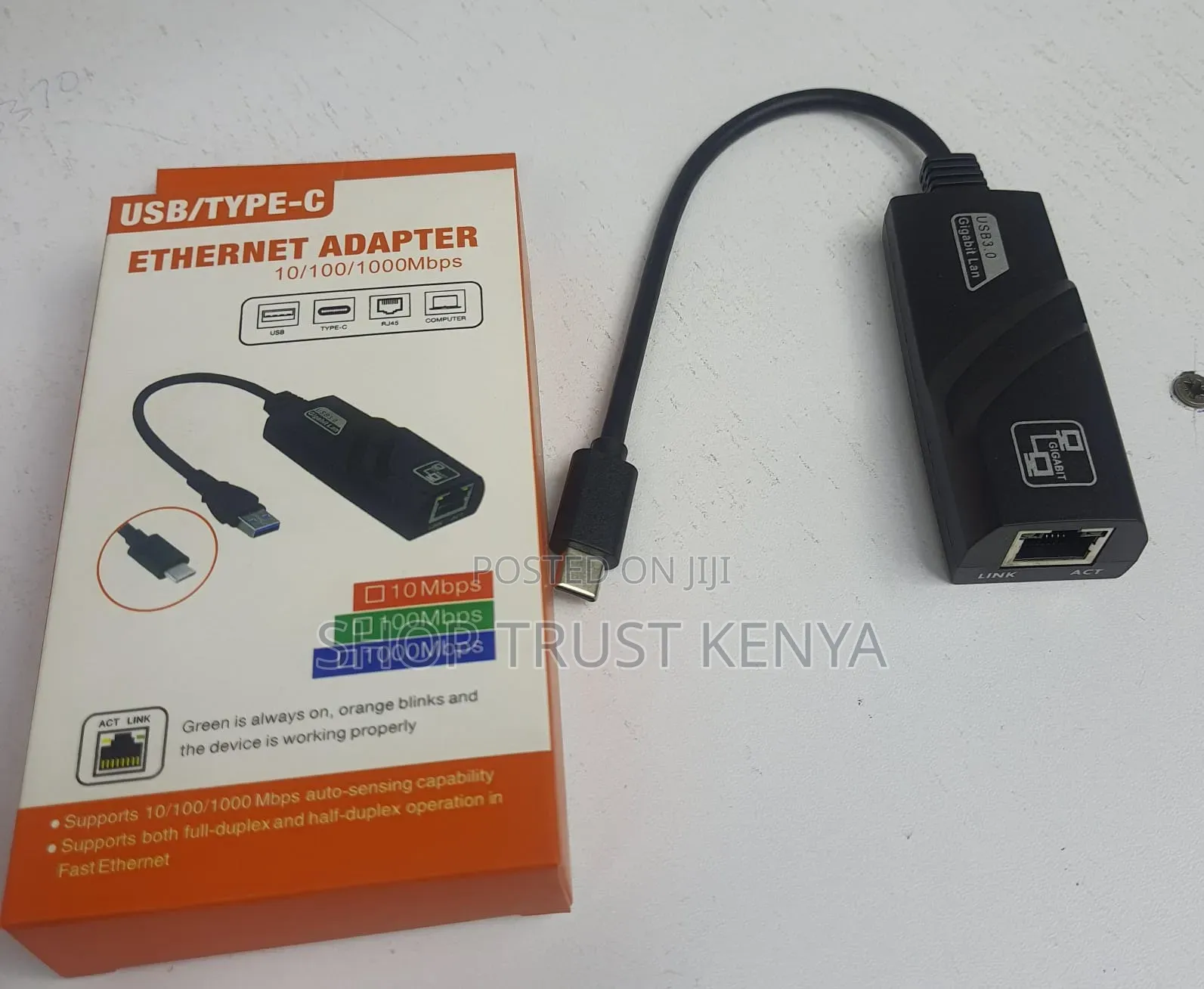 Type C To Ethernet Adapter