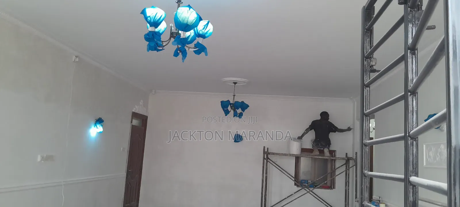 Interior Exterior Finishing Application of Wallmuster and Skimming
